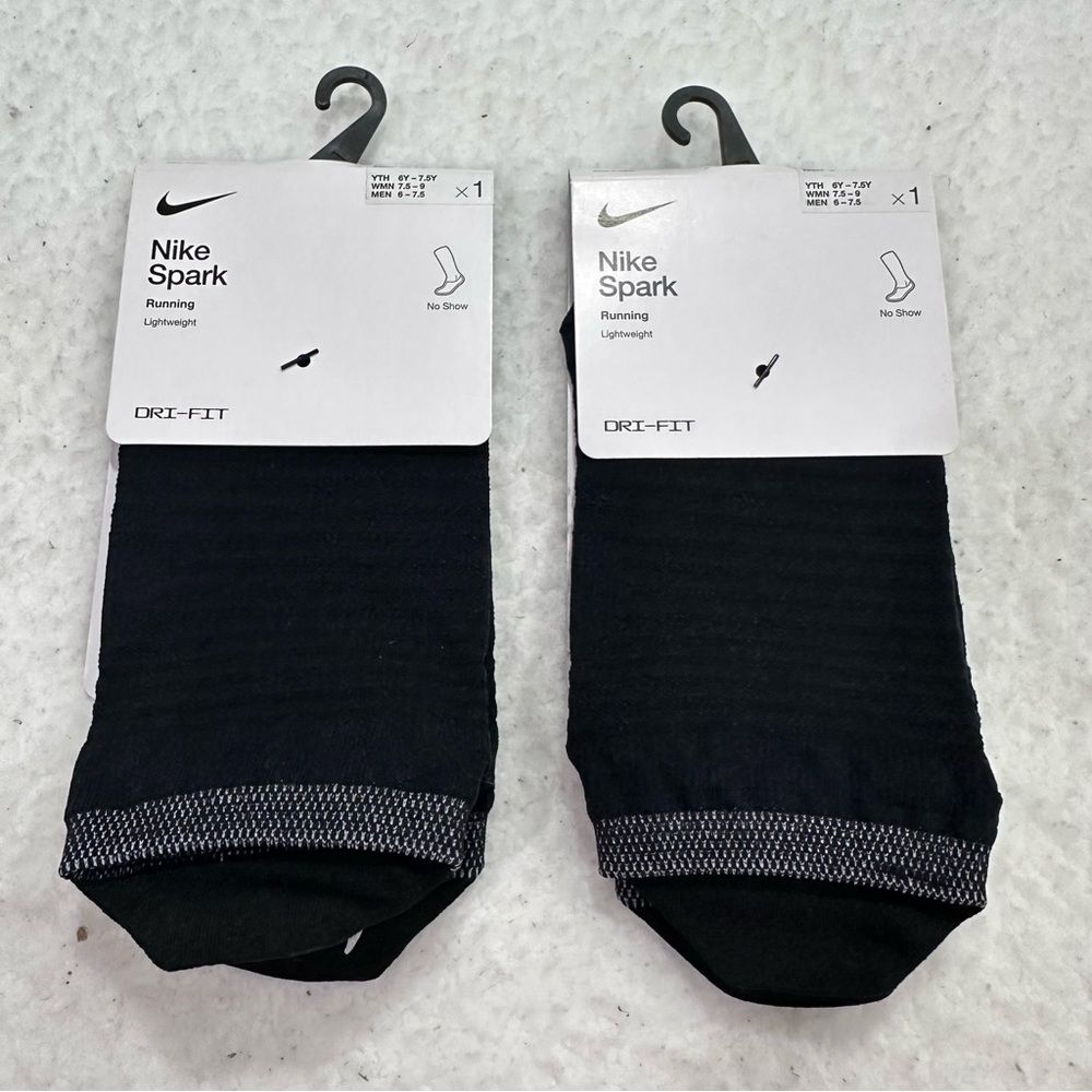 Black Nike Spark Running Socks